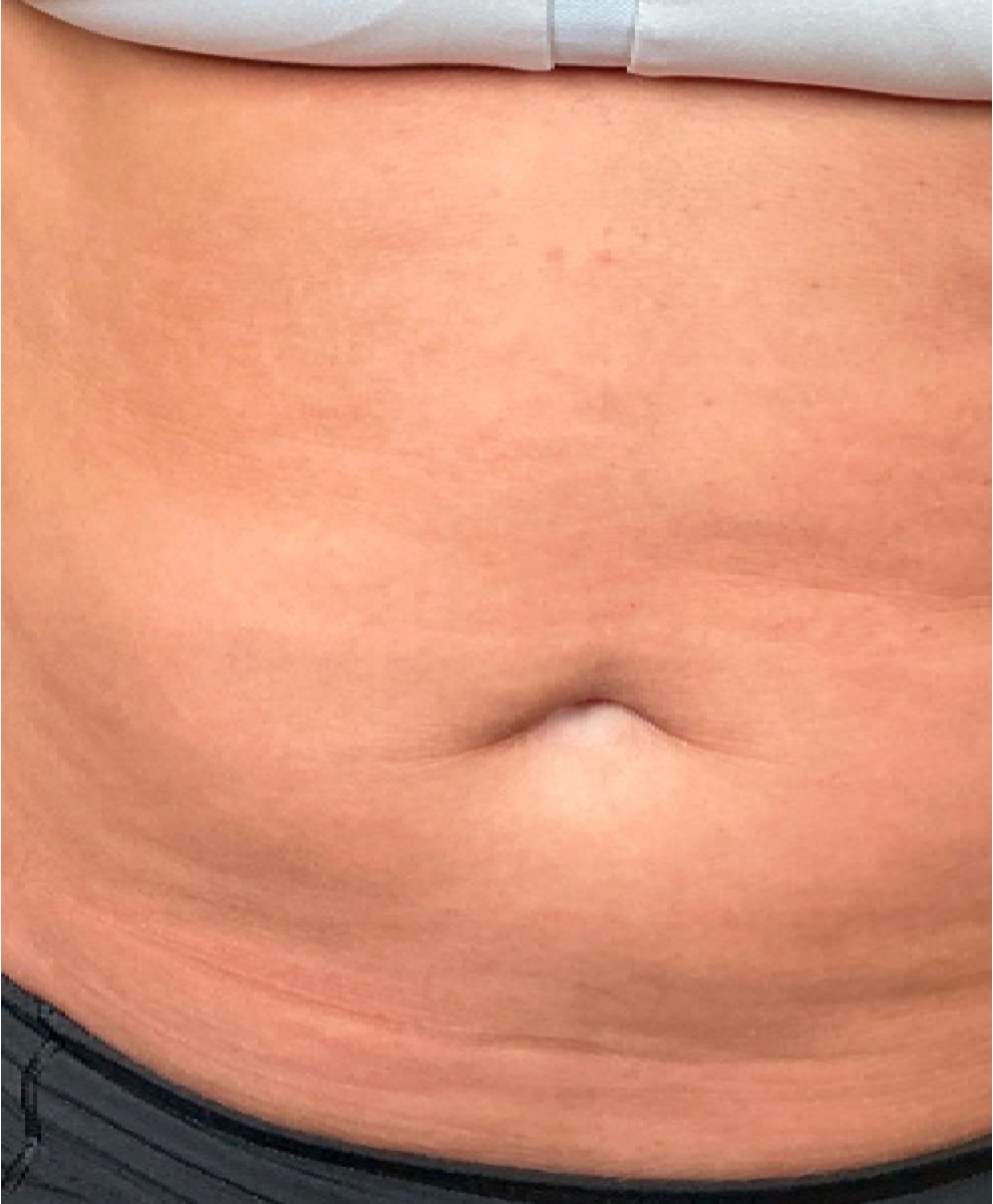 a close up of a tattoo